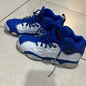 Nike Air Jordan Jumpman Team II Youth Blue White Shoes Sz 4.5Y 820273-400